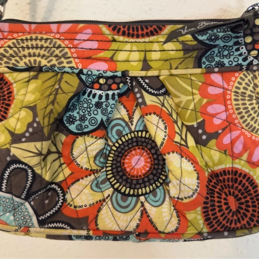 VERA BRADLEY Flower Shower Frannie Mini Crossbody Floral Adjustable Strap - Picture 12 of 14
